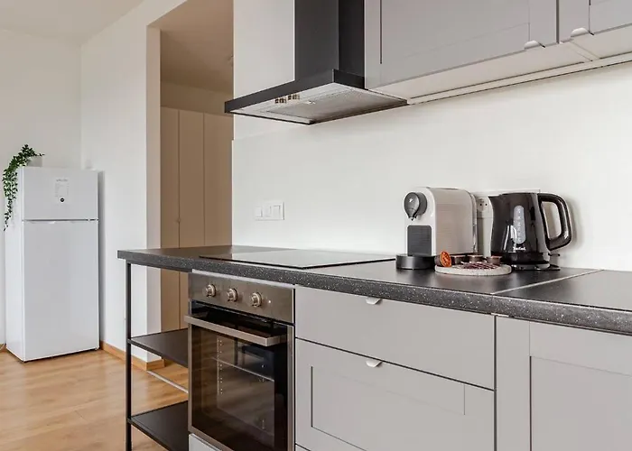 Apartmán Nook Airport Studio, 5 Min From Bts Airport *